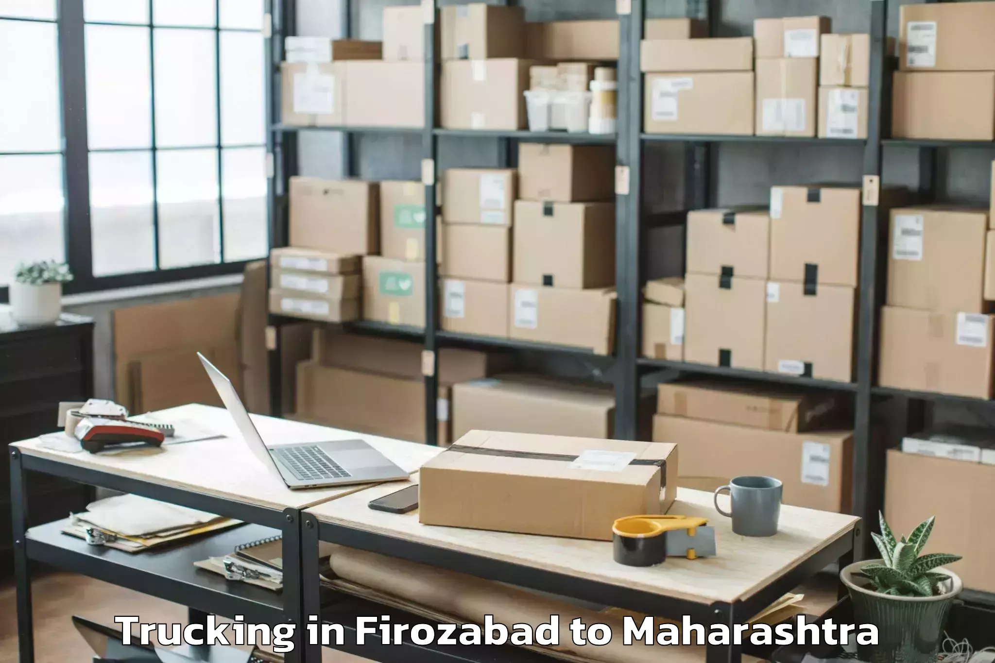 Book Firozabad to Shrirampur Trucking